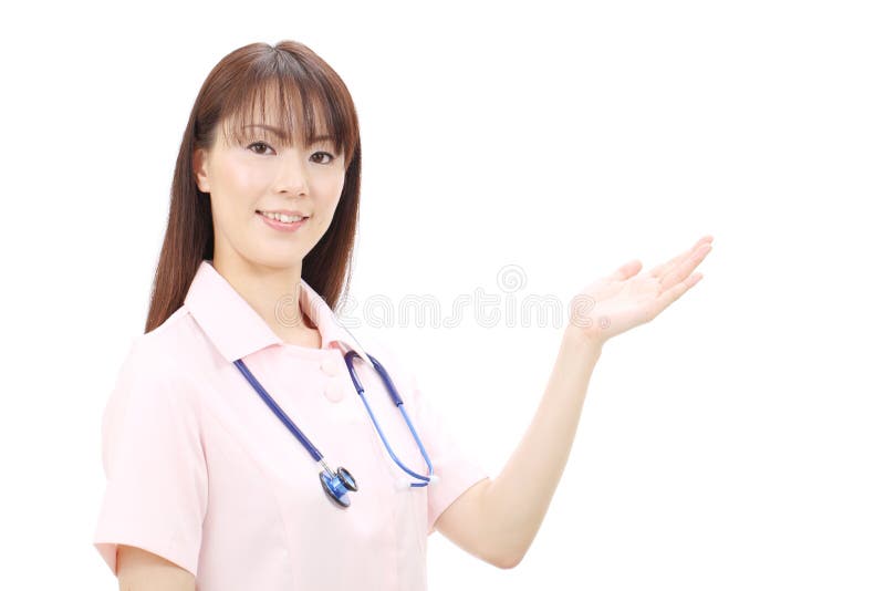 Young asian female nurse