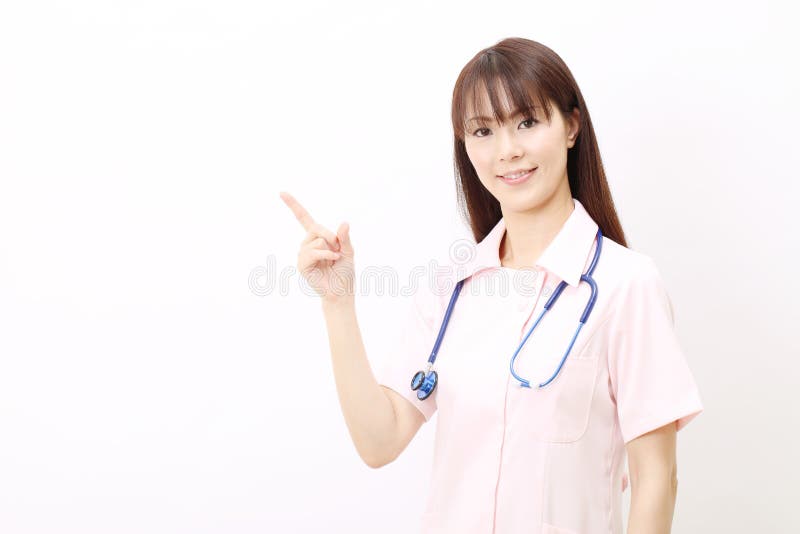 Young asian female nurse