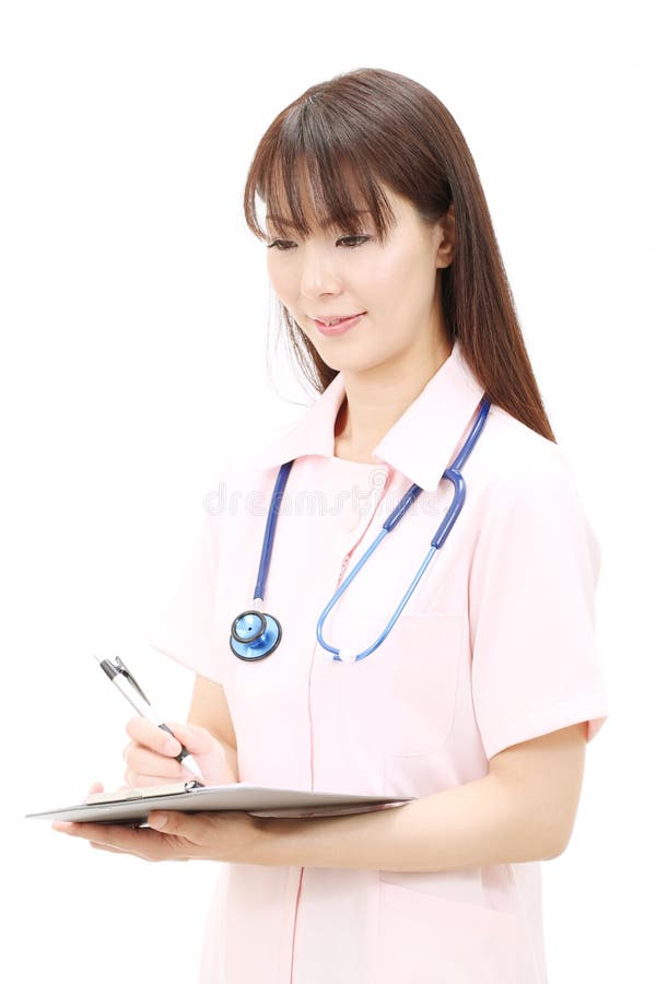 Young asian female nurse