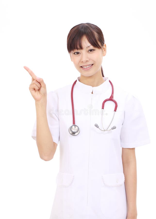 Young asian female nurse