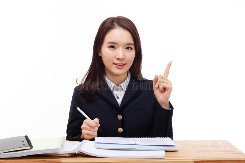Young Asian student royalty free stock photography Young Asian student royalty free stock photography