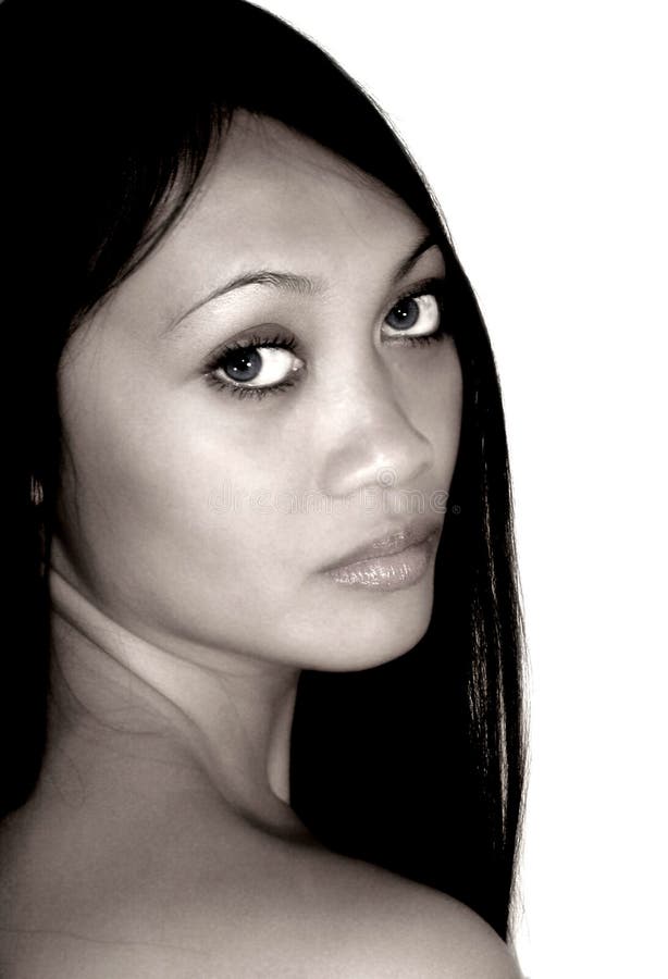 Young Asian Woman royalty free stock image