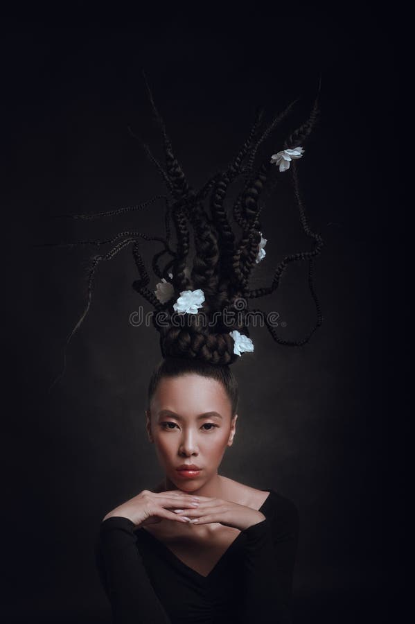 Young asian woman royalty free stock image