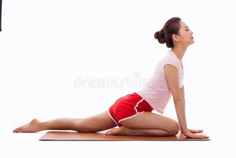 Young Asian woman exercise yoga