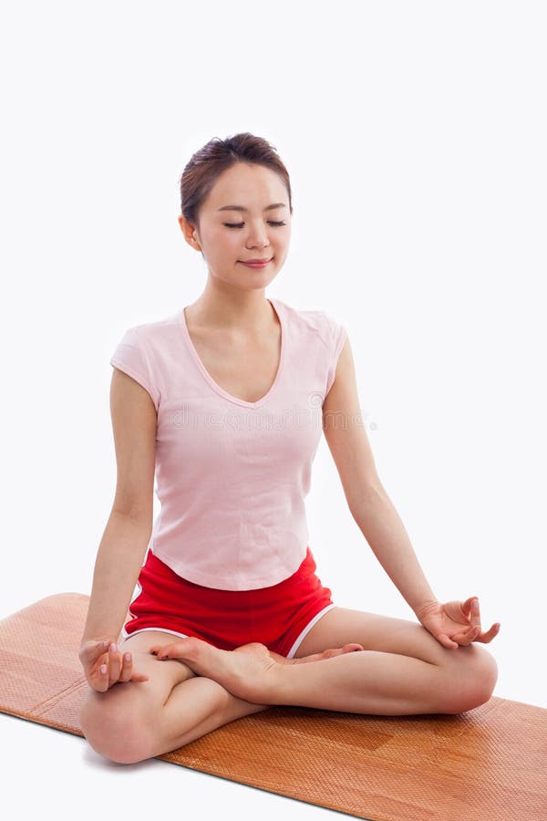 Young Asian woman exercise yoga