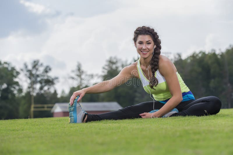 Young Athlete Running stock image. Image of outdoor, girl 59885275