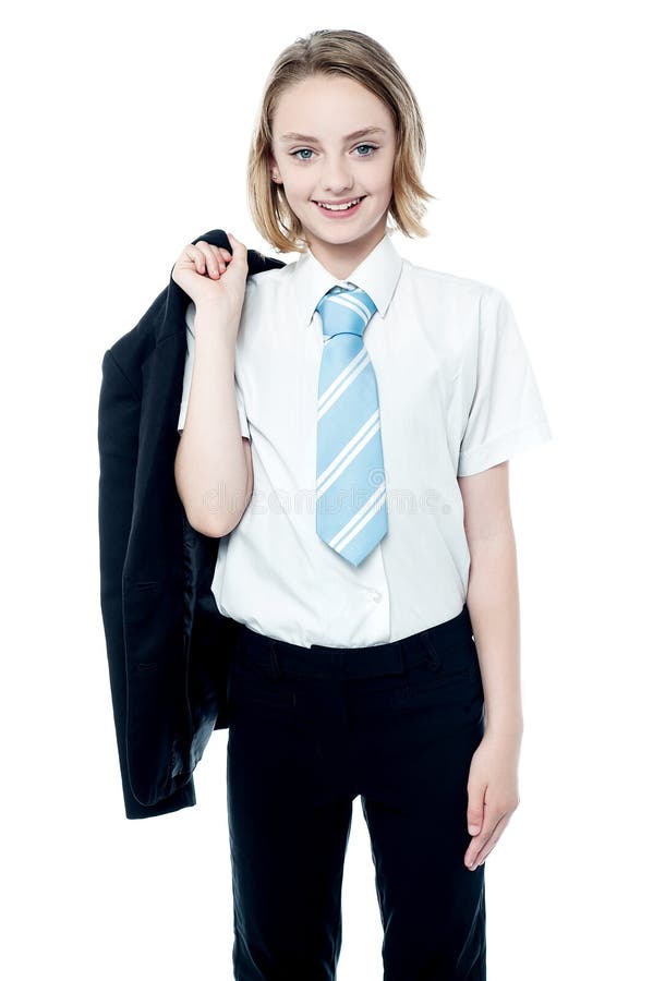 Young Teen In Business Suit