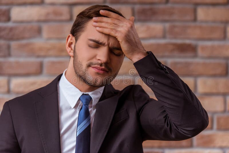 Young attractive businessman