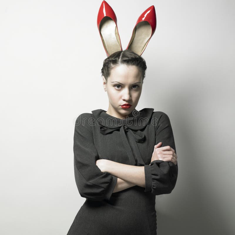 Young attractive lady royalty free stock photos