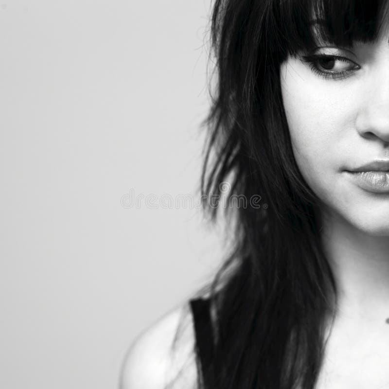 Young attractive lady royalty free stock photos