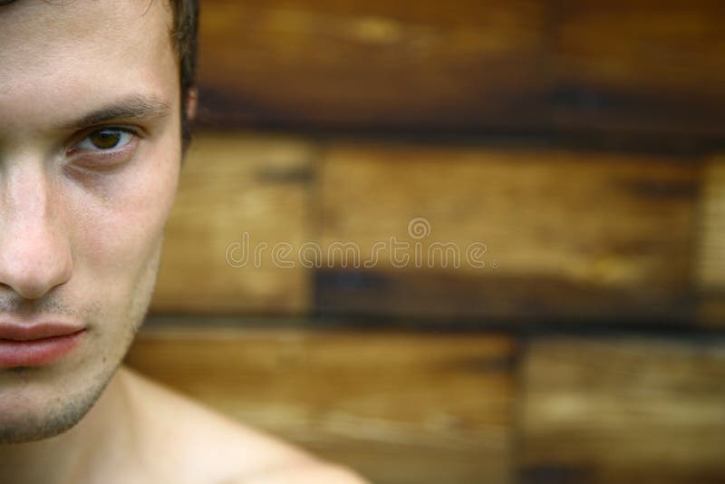 Young attractive men stock image