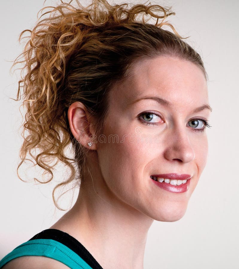 Young attractive woman stock image. Image of hair, girl - 23817275