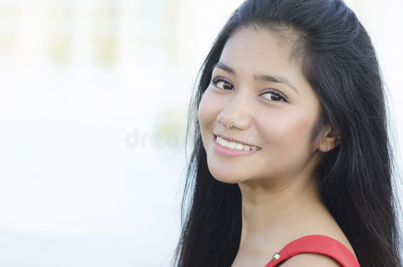 Young Beautiful Asian Woman Stock Image - Image of complexion, closeup:  31157601