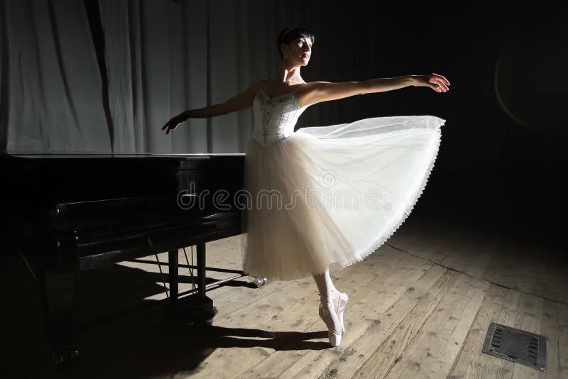 Young ballerina in pose - Stock Image - F008/5996 - Science Photo Library