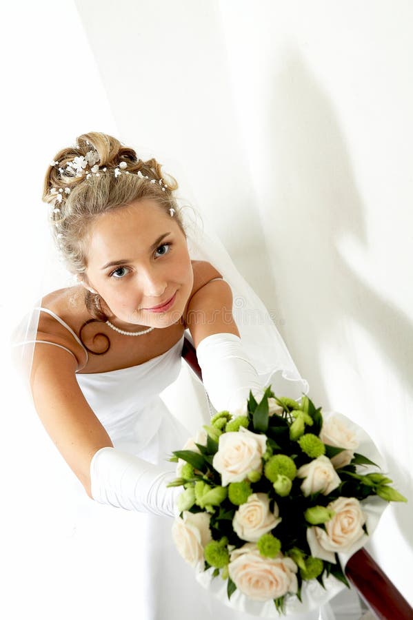 Young beautiful bride