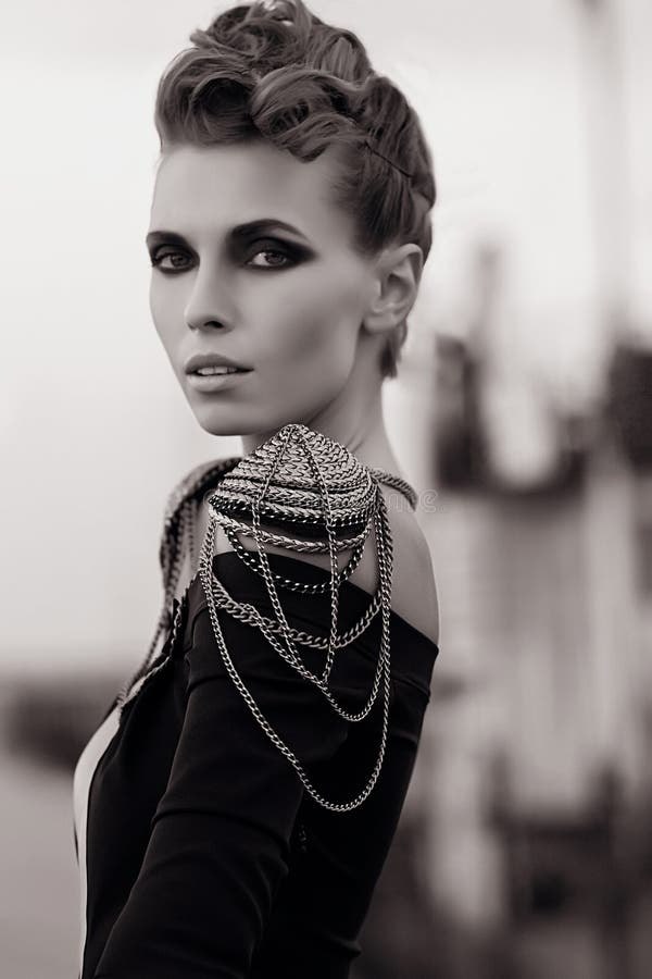 Young beautiful fashion model stock image Young beautiful fashion model stock image