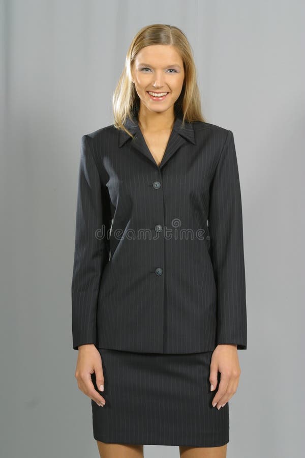 Young beautiful smiling business woman