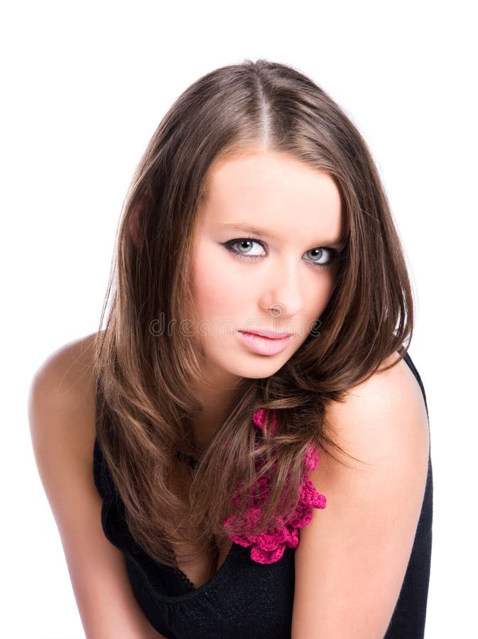 Young beautiful woman portrait royalty free stock image