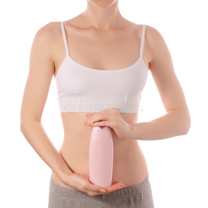 Young Beautiful Woman in a White T-shirt Top Stomach in Hands a Bottle of  Yogurt Beauty Health Stock Image - Image of fitness, happiness: 111137105