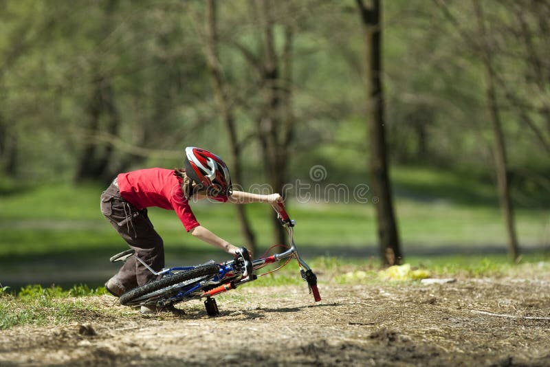 Young biker