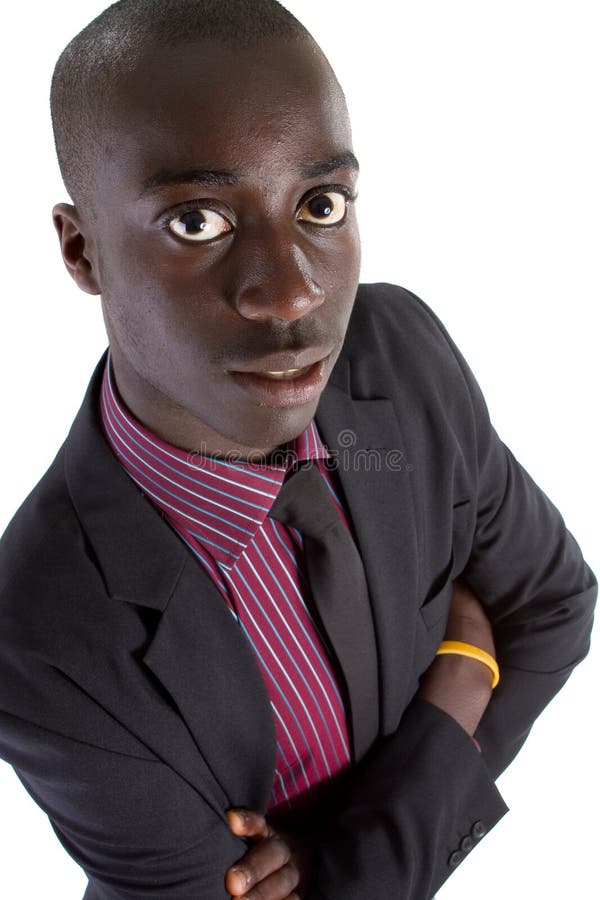 Young black businessman