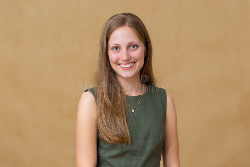 Young Blonde Woman Smiling To the Camera in Studio Stock Image - Image of  mistress, positive: 202342403