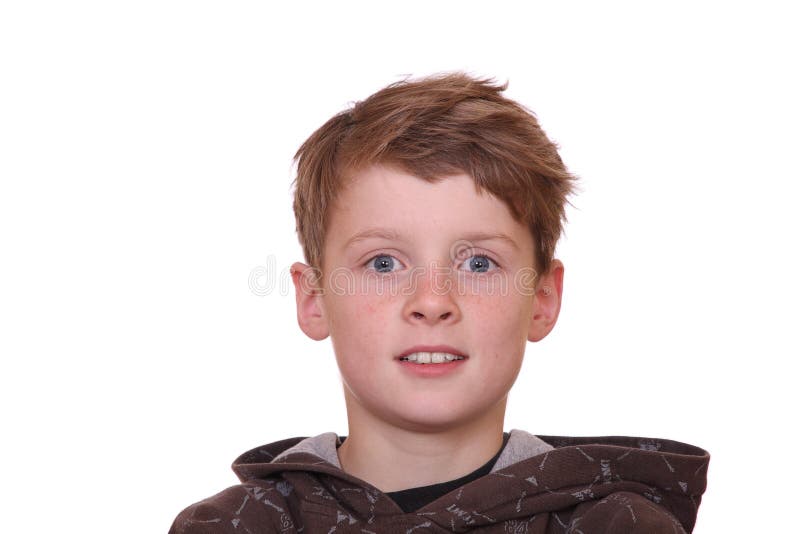 Boy with earring stock photo. Image of portrait, closeup 28134732