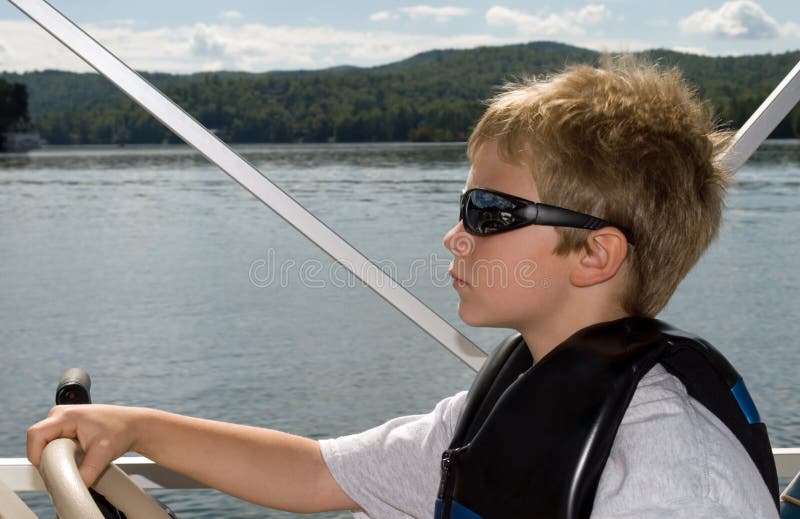 Young Boy and Boat