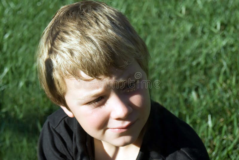 Boy with Down Syndrome stock photo. Image of chromosomal - 353512