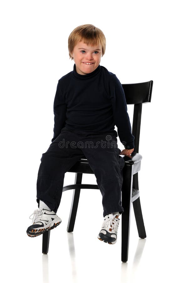 Young Boy With Down Syndrome stock photo Young Boy With Down Syndrome stock photo