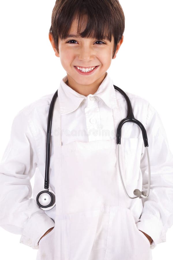 Young boy dressed as doctor stock photography Young boy dressed as doctor stock photography
