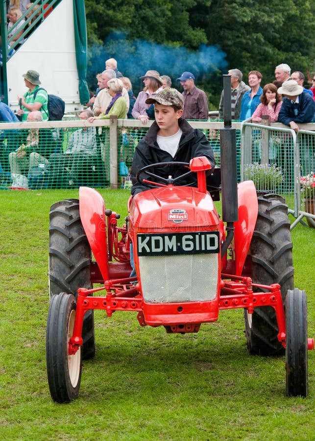 Young Boy Driving Old Tractor Editorial Stock Image Image 15475349