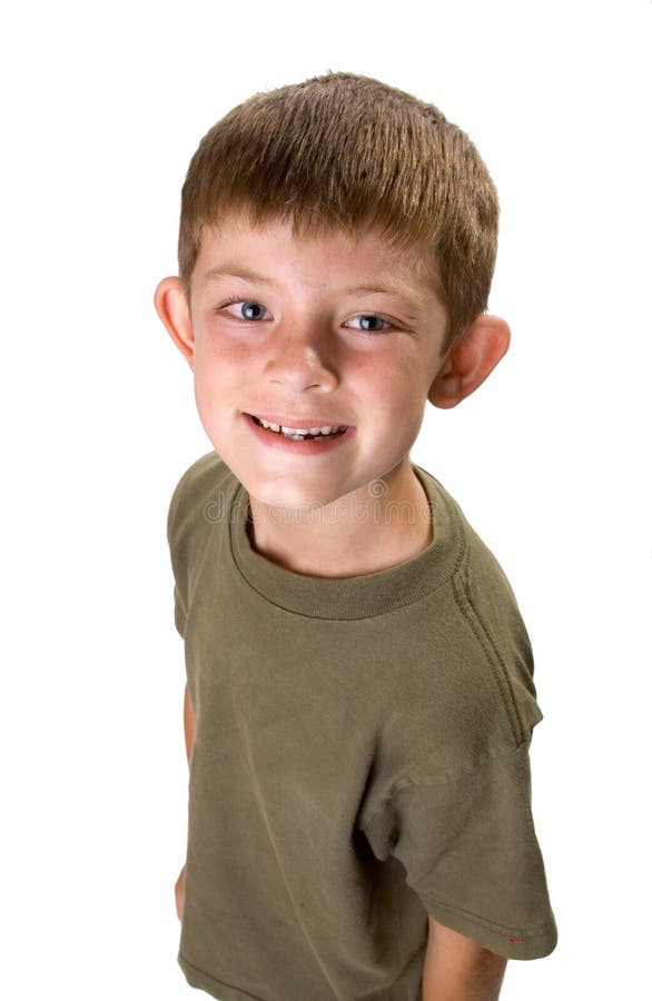 Young Boy, Funny Smile stock image. Image of shirt, children - 1163703
