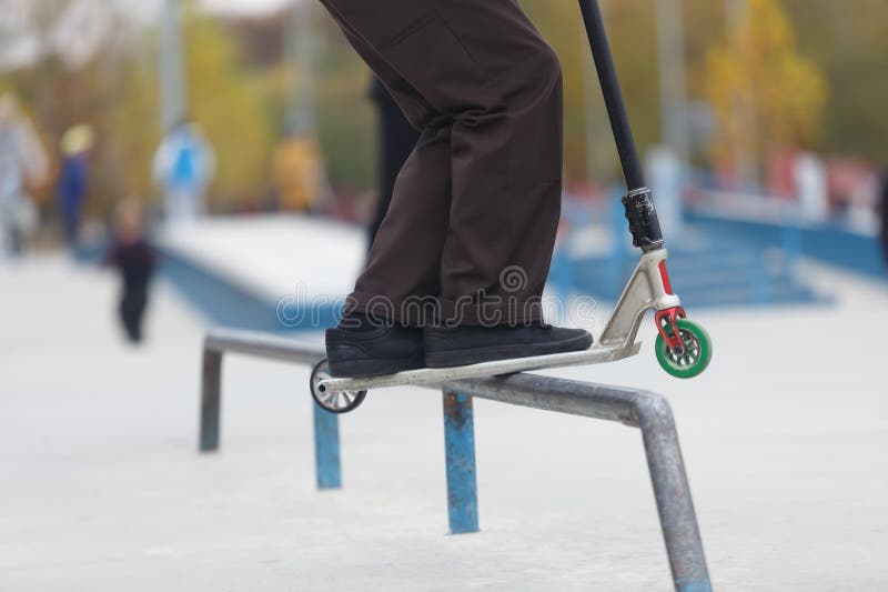 Scooter Rail Stock Photos - Free & Royalty-Free Stock from Dreamstime