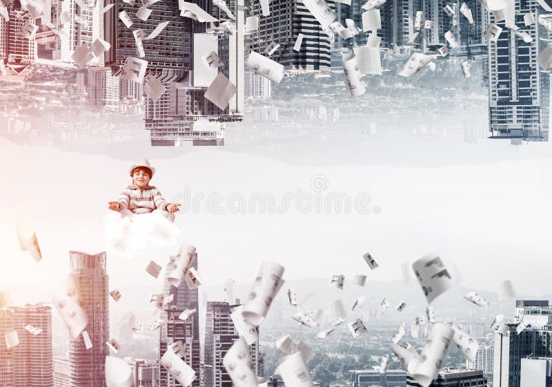 Young boy keeping mind conscious. royalty free stock image Young boy keeping mind conscious. royalty free stock image