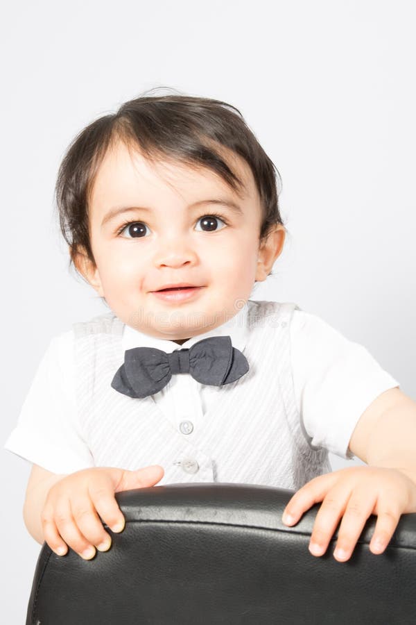 Young Boy Like Businessman Concept Smile and Happy Stock Image - Image ...