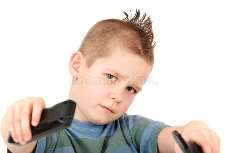 Young boy with mohawk royalty free stock photos Young boy with mohawk royalty free stock photos