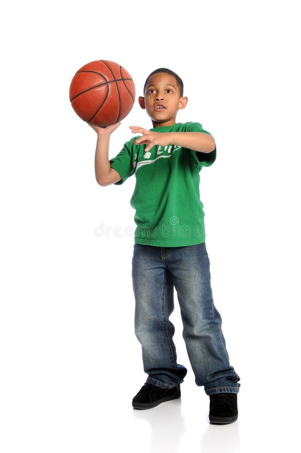 Boy with basketball Stock Photo by ©gemenacom 2041334