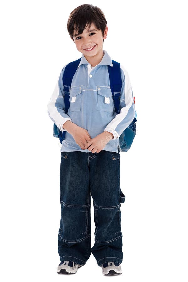 Young boy standing