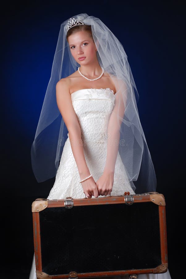 Young bride royalty free stock images