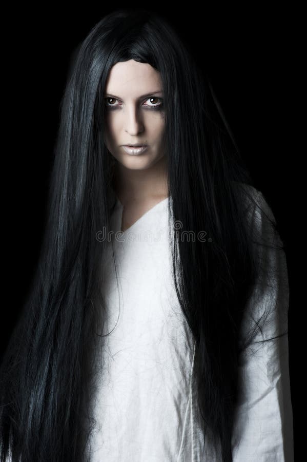 Young brunette woman royalty free stock photos