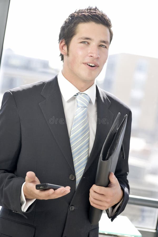 Young business man stock image Young business man stock image