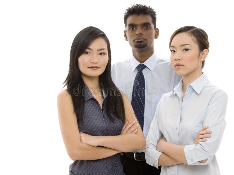 Young Business People 3 stock image. Image of serious, dress - 258411