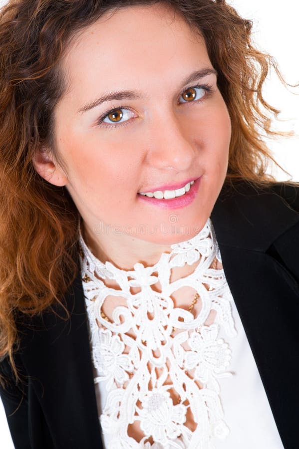 Young businesswoman portrait royalty free stock photo