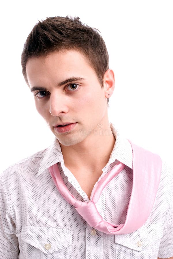 Young casual boy royalty free stock photography