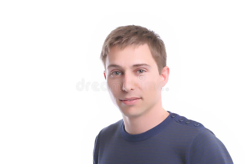 Young casual man posing royalty free stock photography