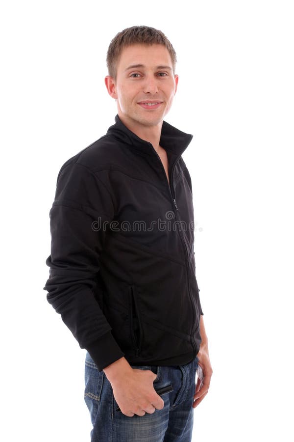 Young Casual Man posing stock images