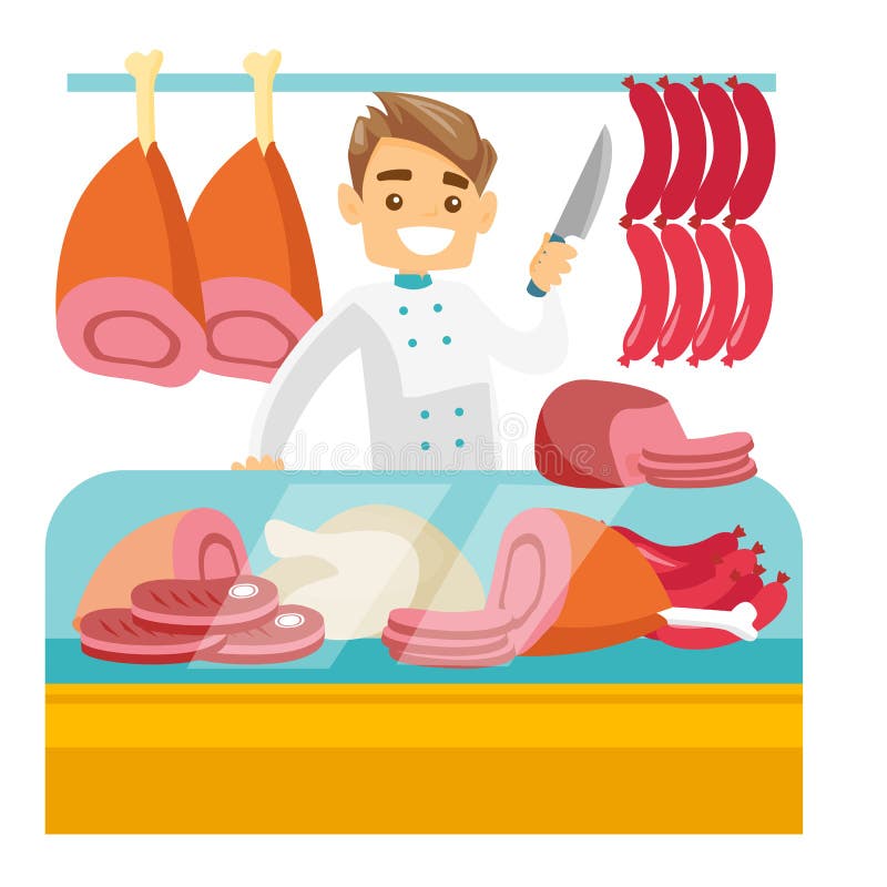 meat butcher clipart