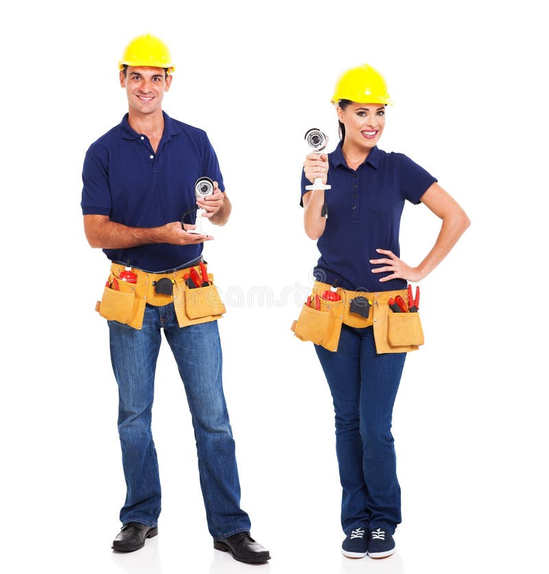 Cctv security system stock photography