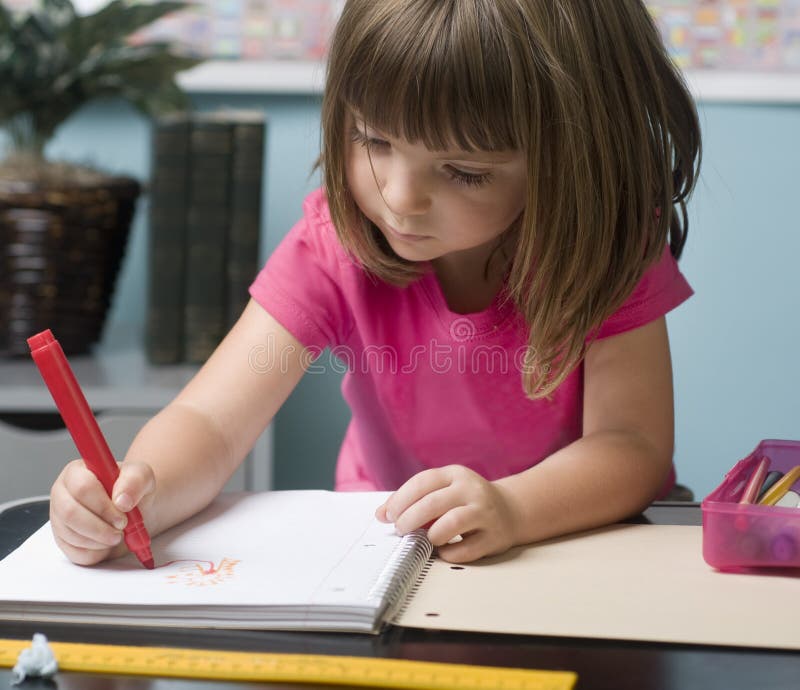 Young child at school royalty free stock photos Young child at school royalty free stock photos